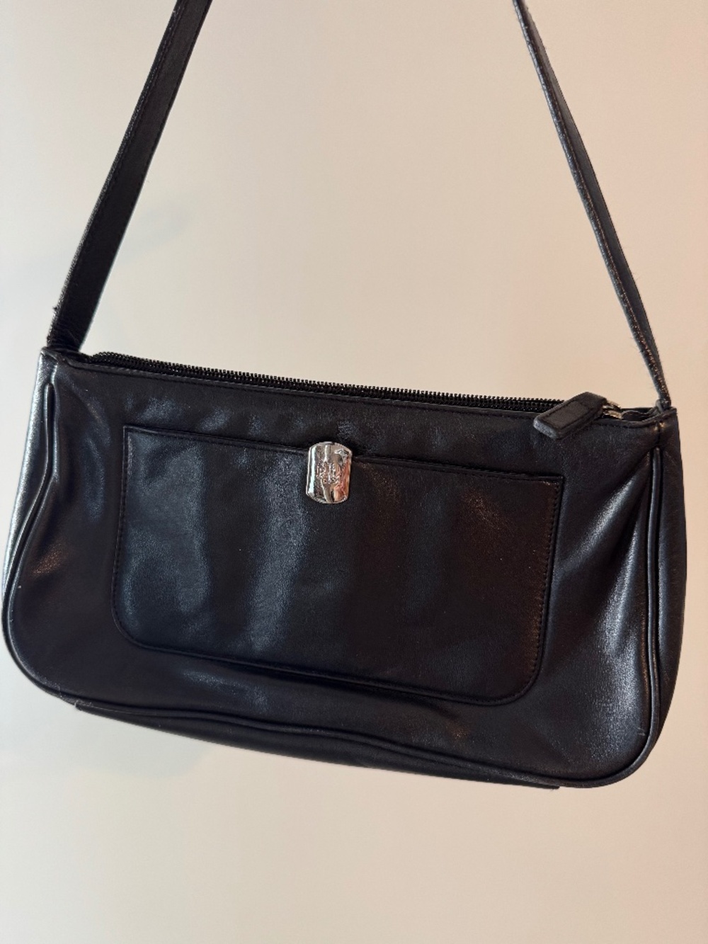 Ralph Lauren leather purse Black